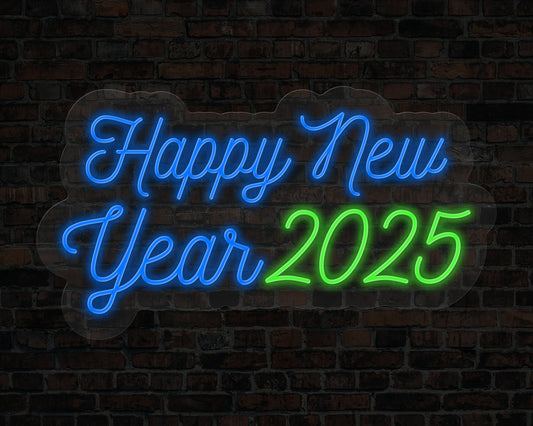 Happy New Year - 2025 Neon Sign