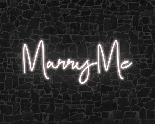 Marry Me Neon Sign