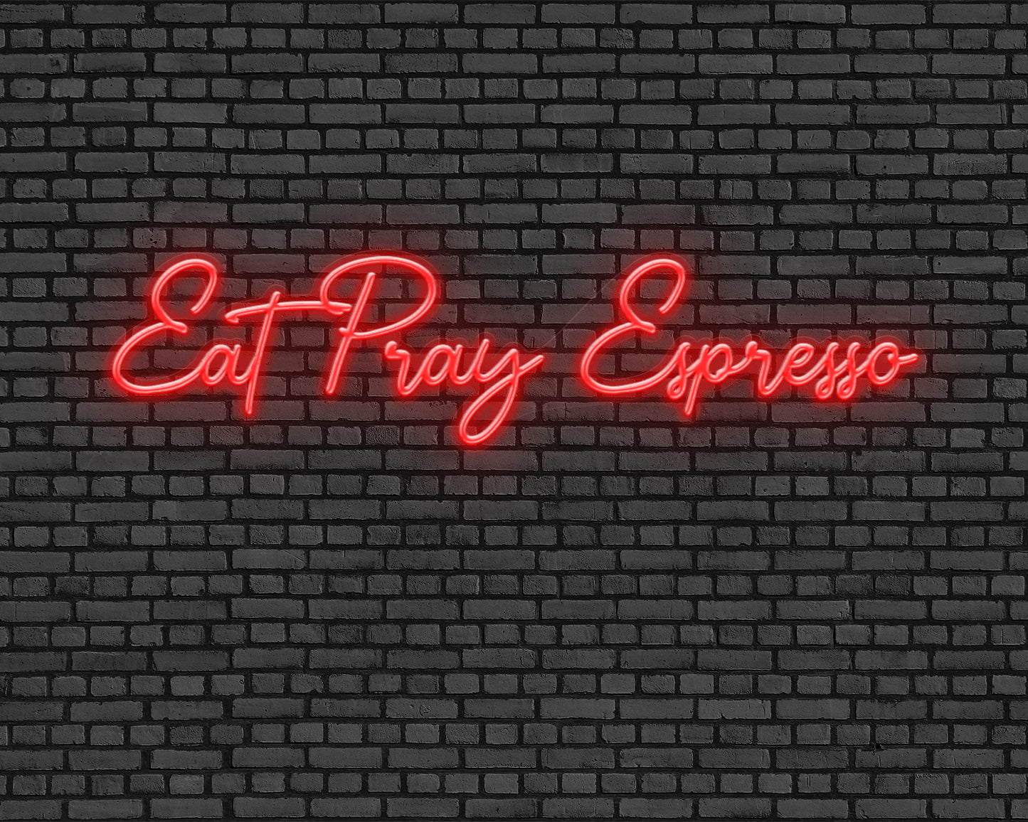 Eat Pray Espresso Neon Sign