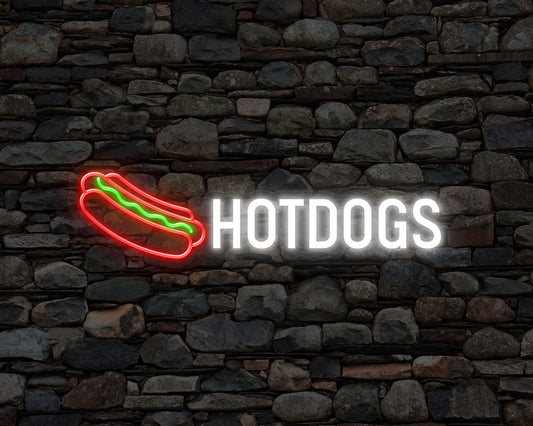 Hotdogs Neon Sign