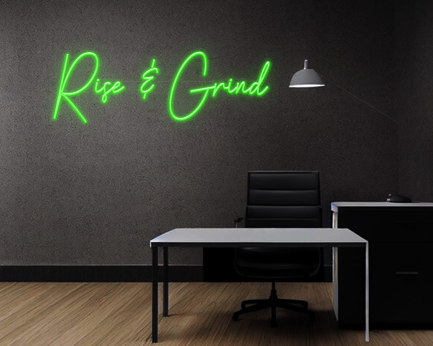 Rise & Grind Neon Sign