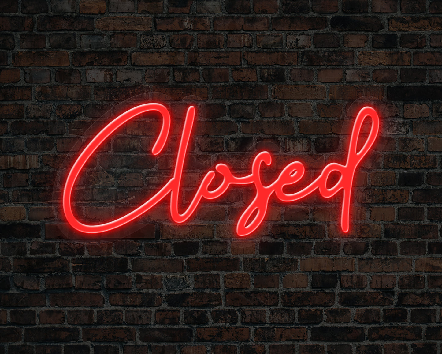 Closed Neon Sign