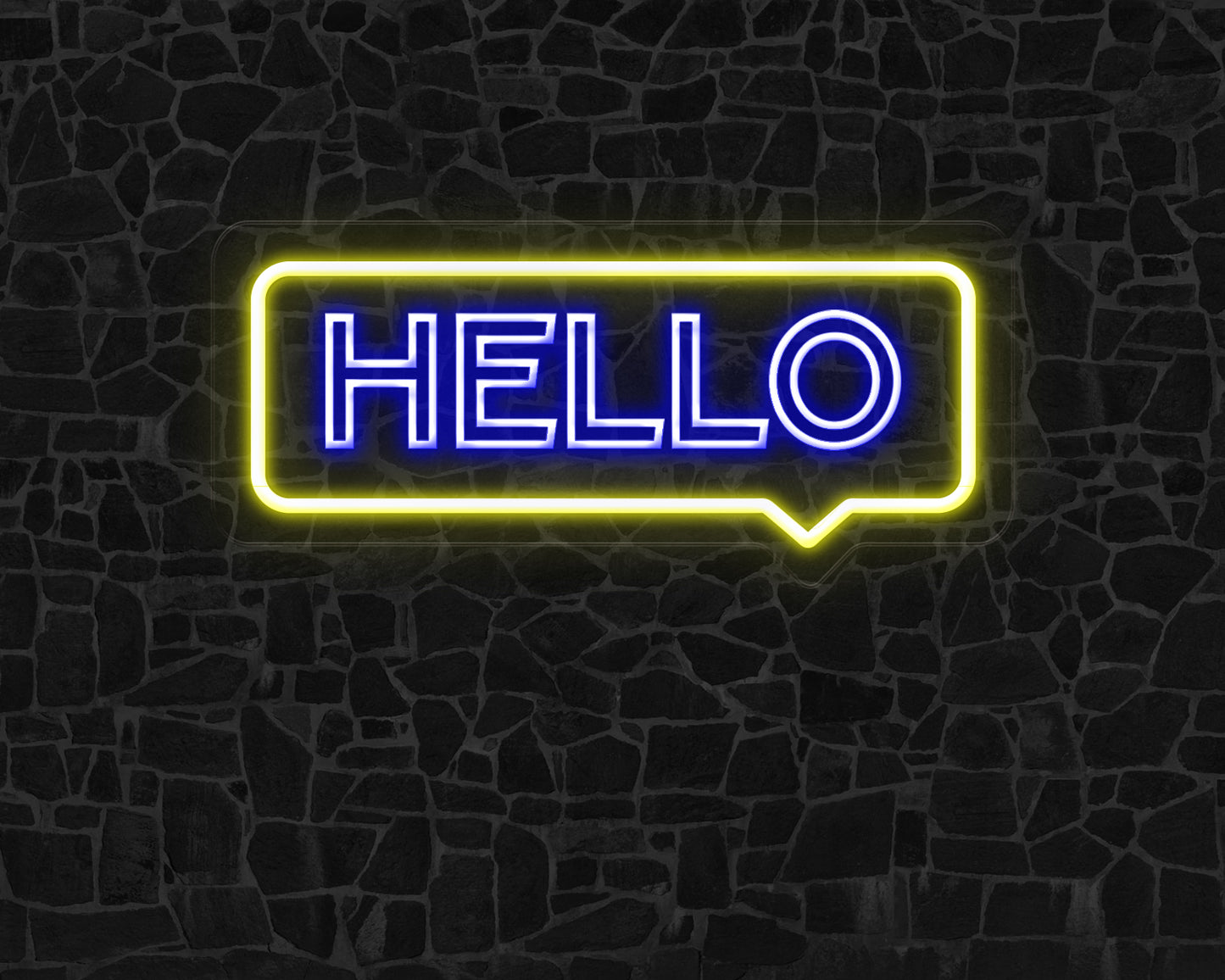 Hello Neon Sign