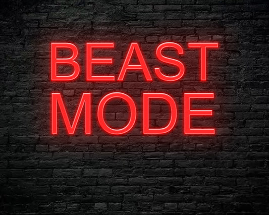 Beast Mode Neon Sign