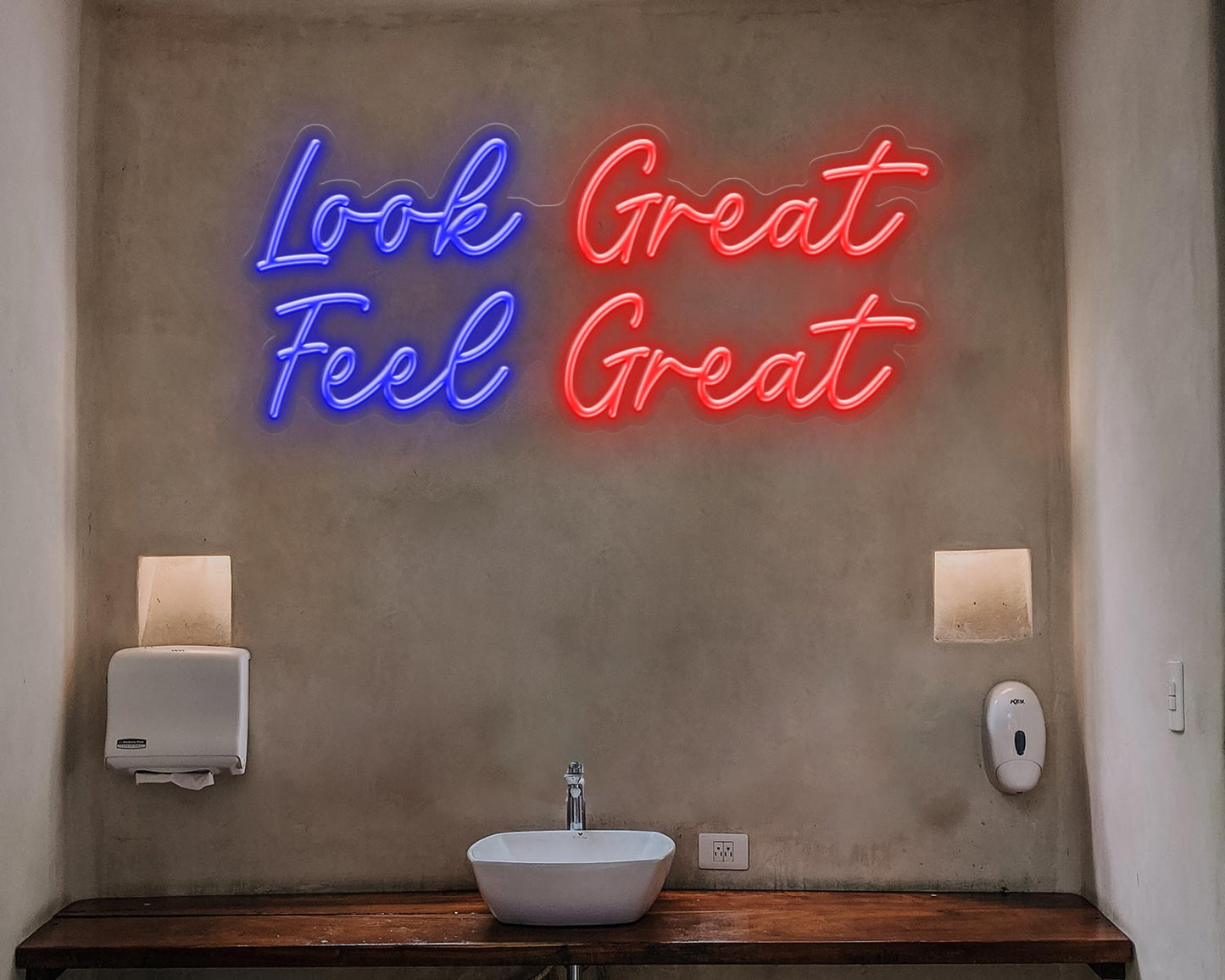 Looks Great Feel Great Neon Sign