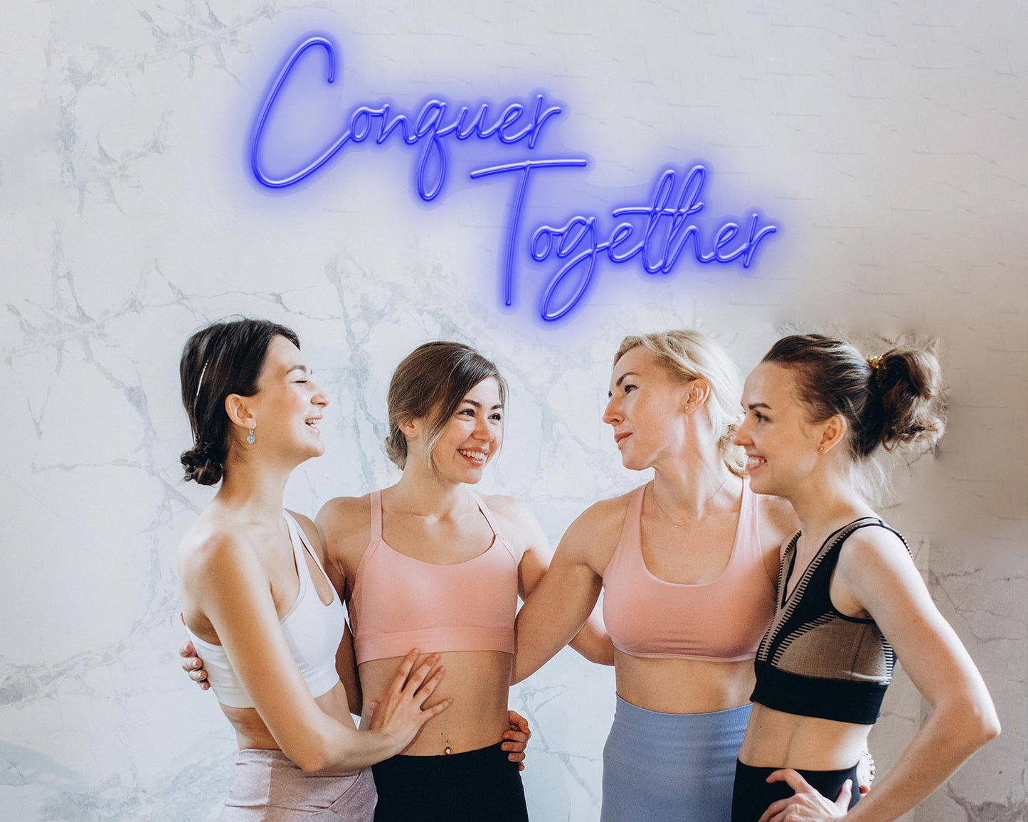 Conquer Together Neon Sign