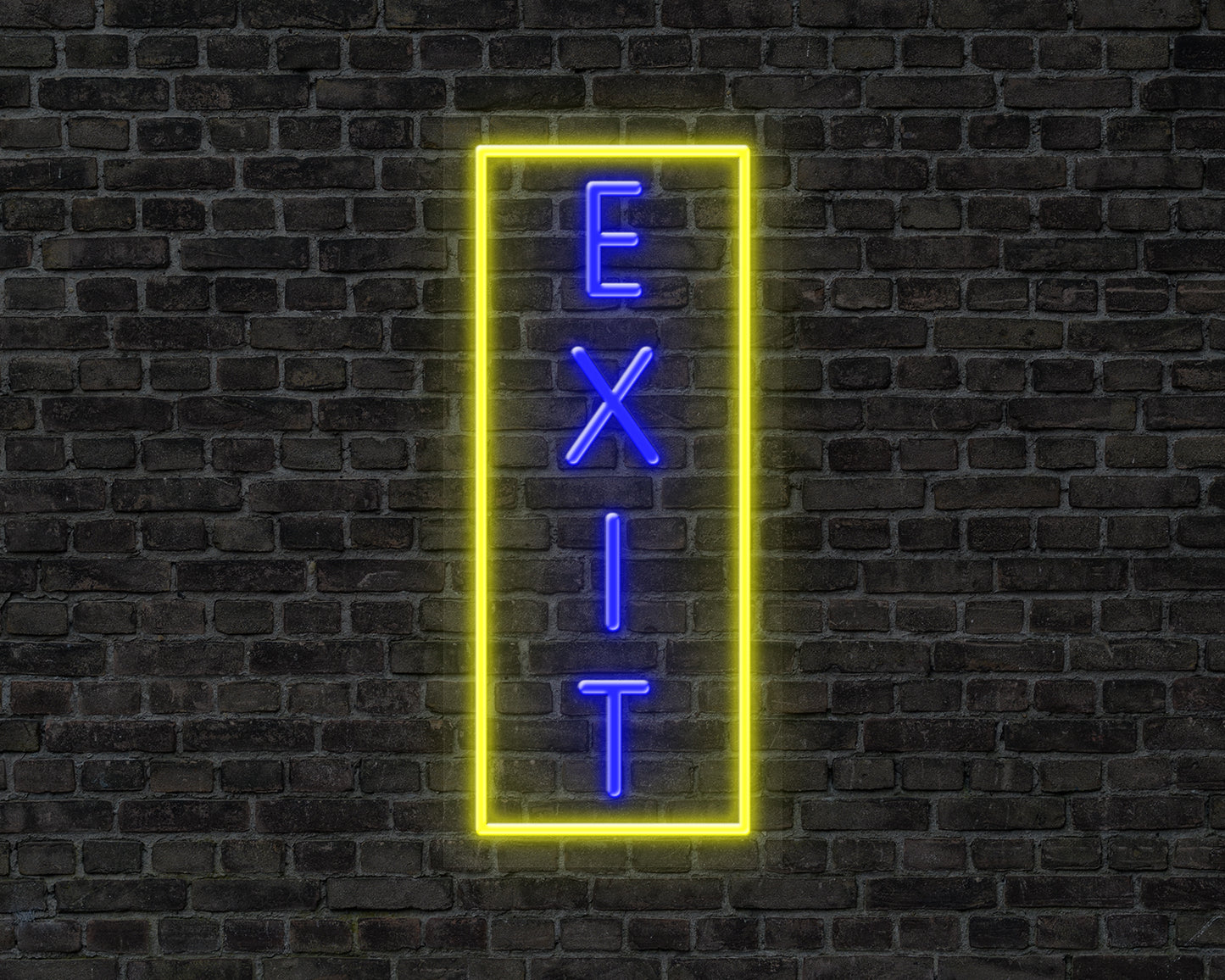 Exit Vertical Neon Sign