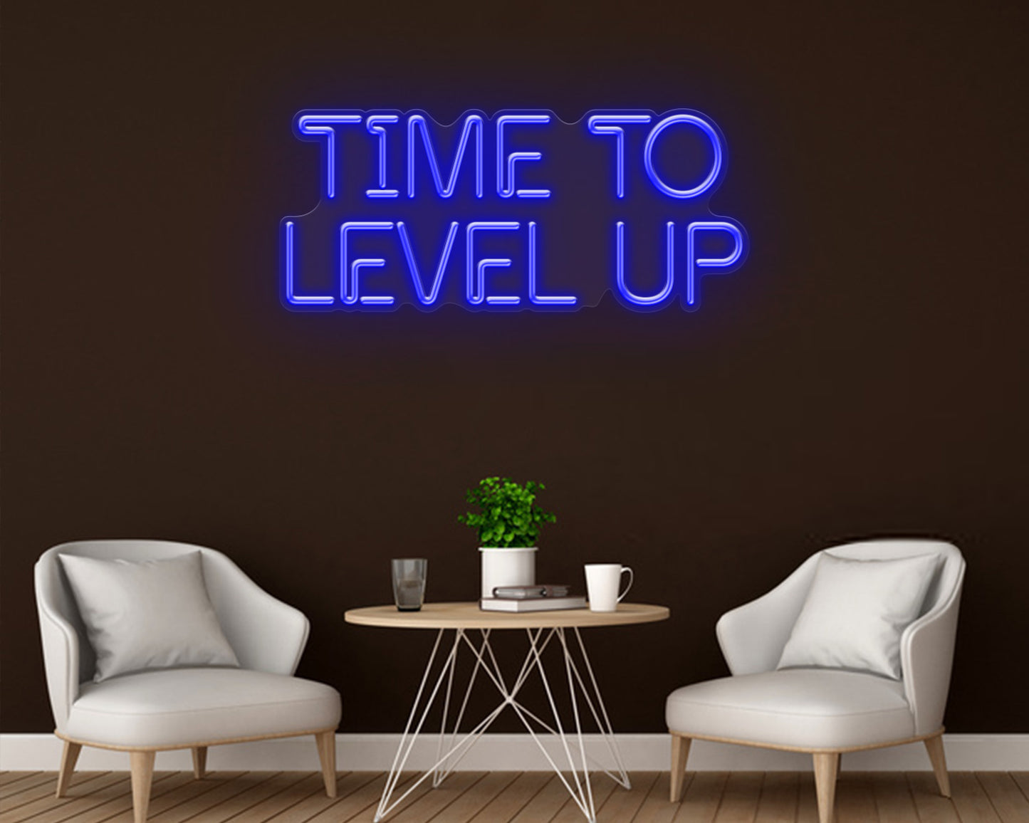 Time to Level Up Neon Sign