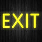 Exit Neon Sign