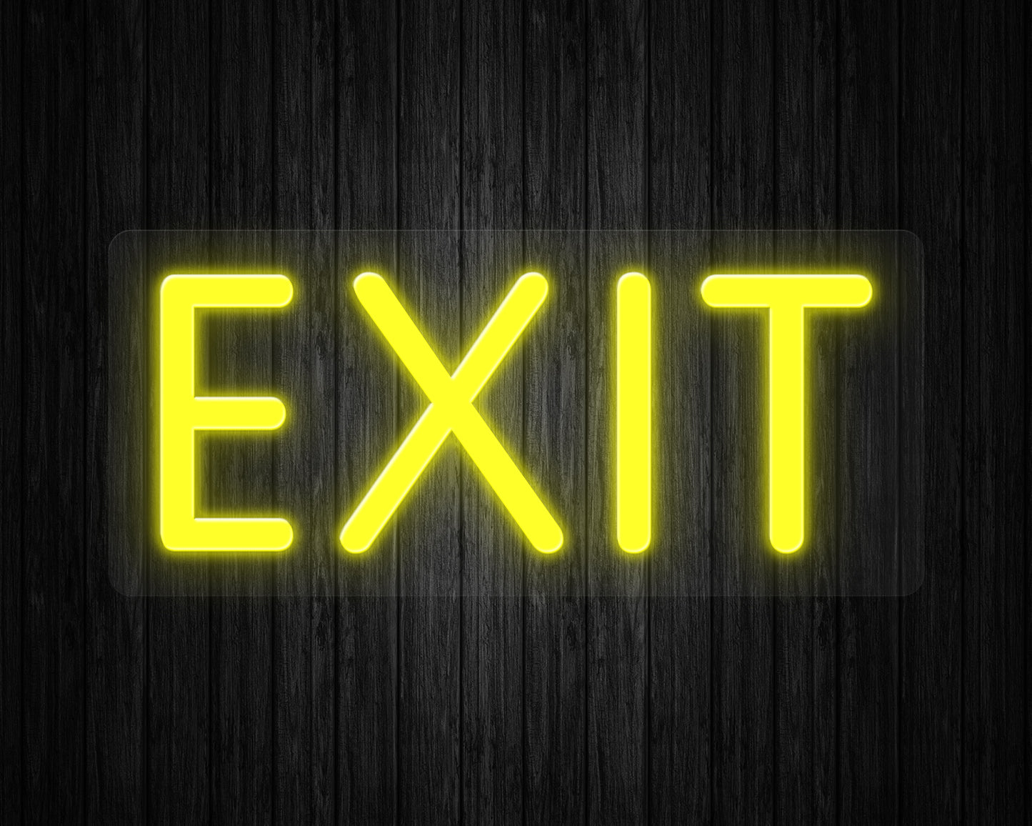 Exit Neon Sign