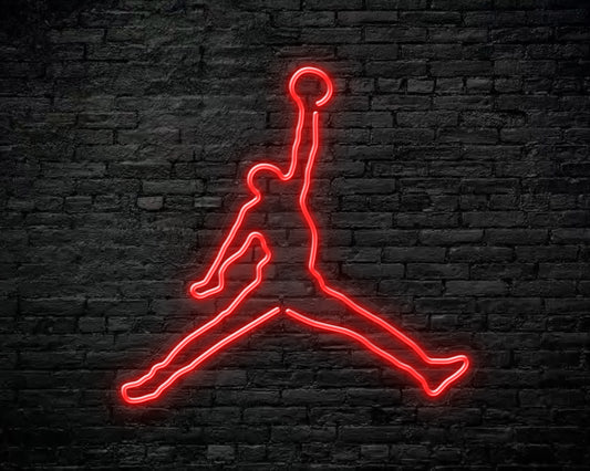 Jordan Logo Neon Sign