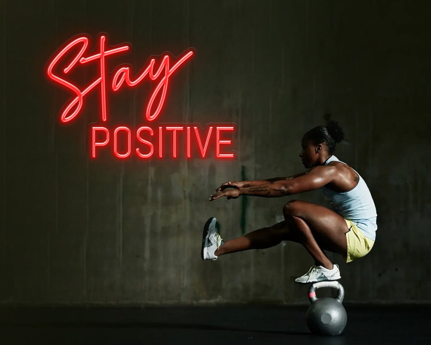 Stay Positive Neon Sign