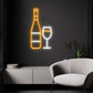 Wine with Glass Neon Sign