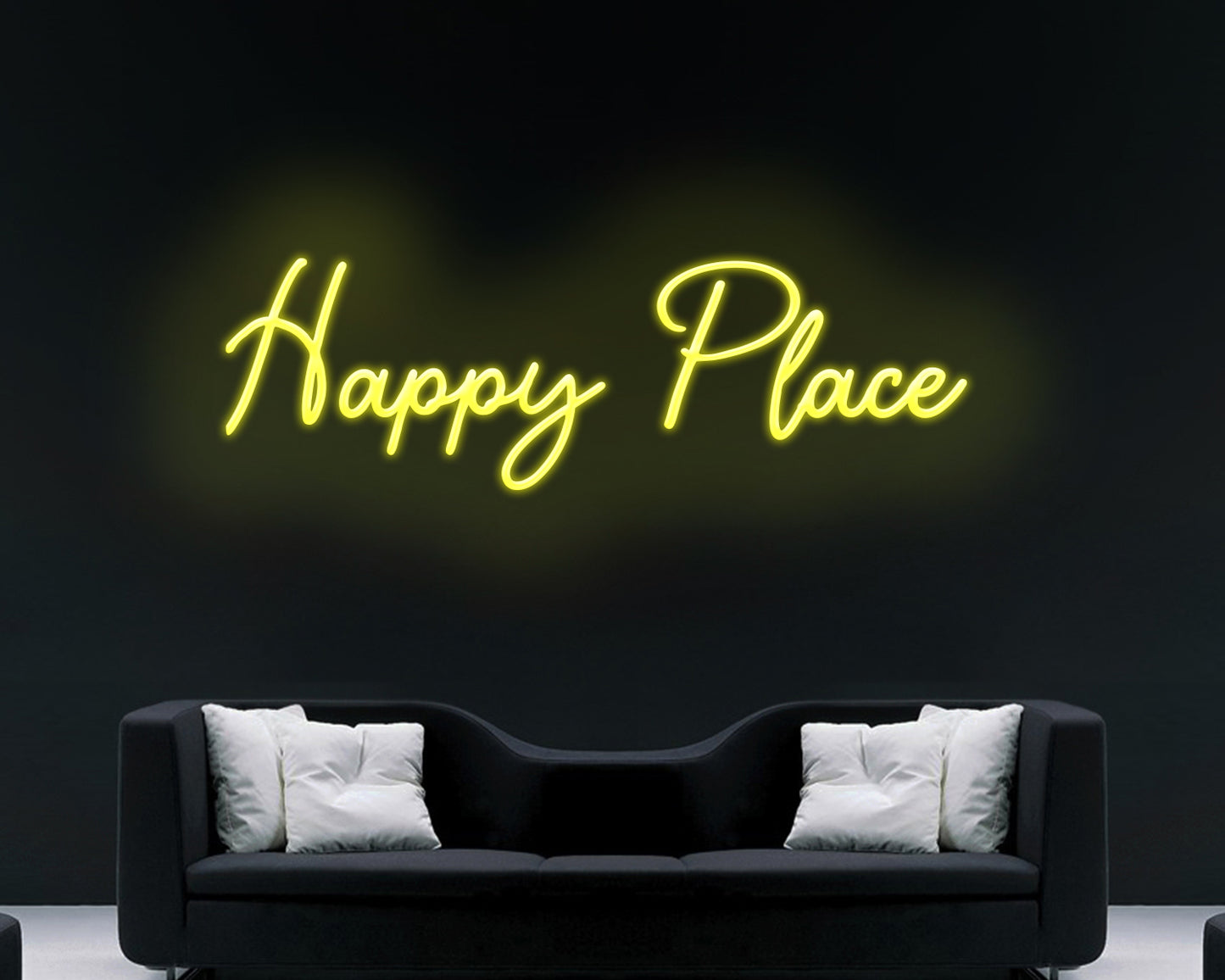 Happy Place Neon Sign