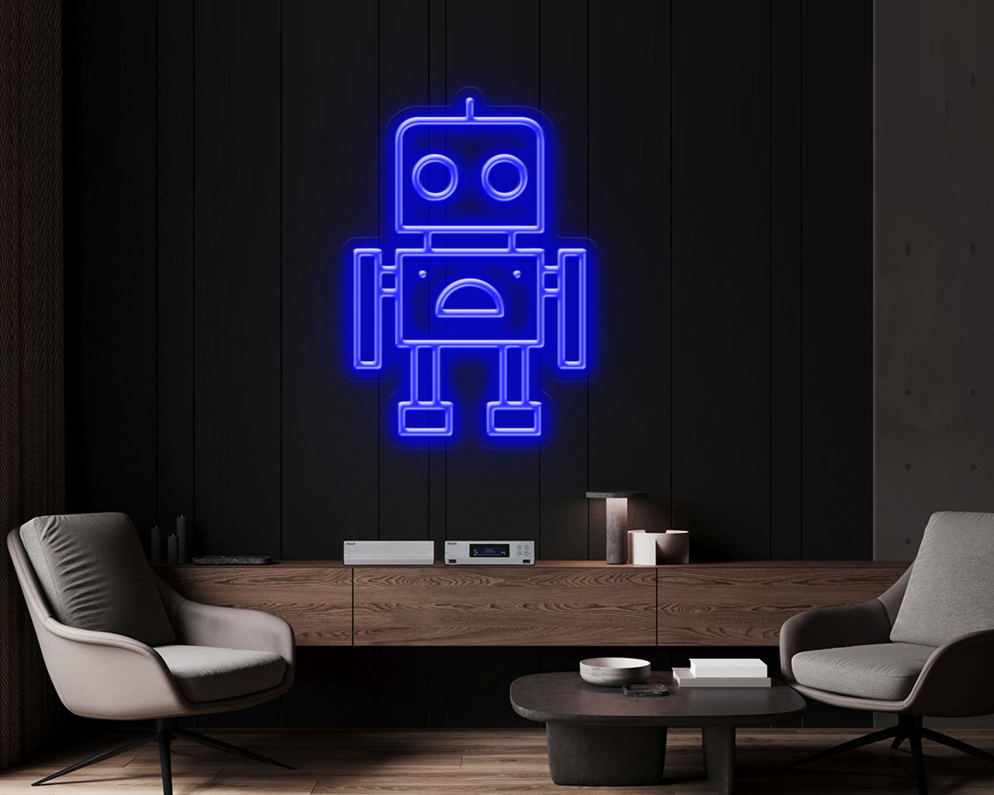 Robot Neon Sign