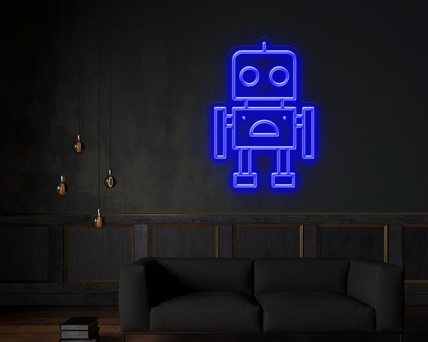 Robot Neon Sign