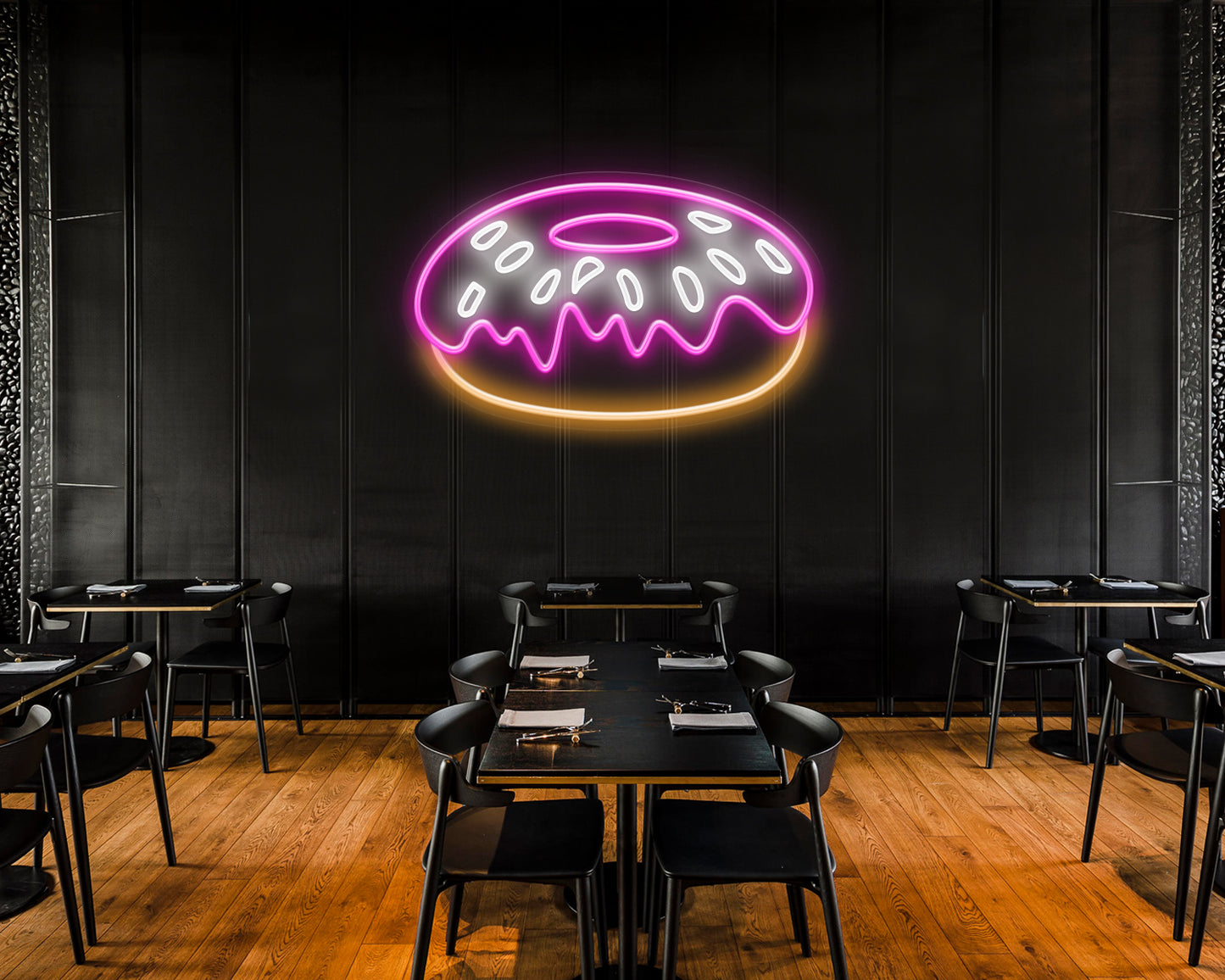 Frosted Donut Neon Sign