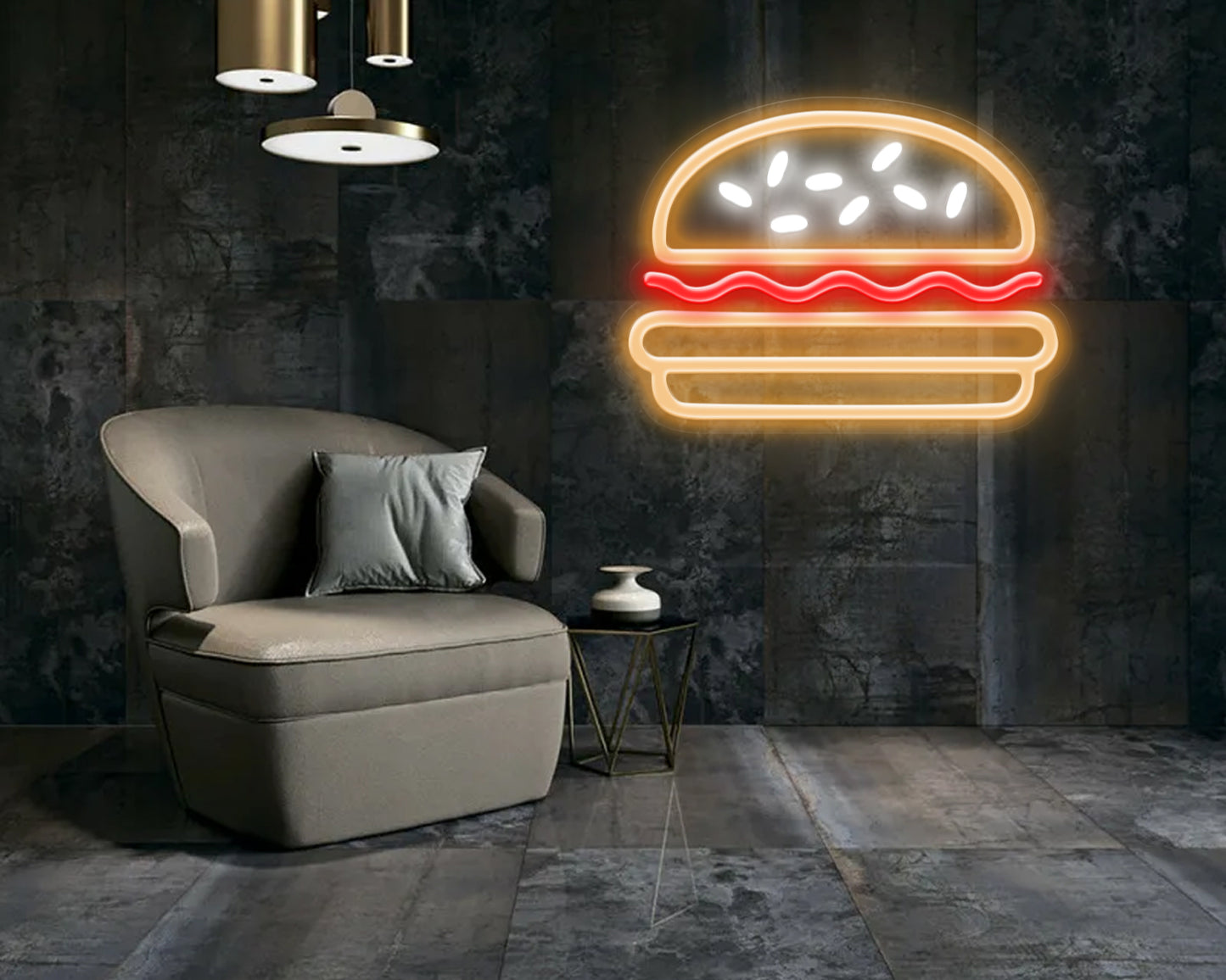 Burger Neon Sign