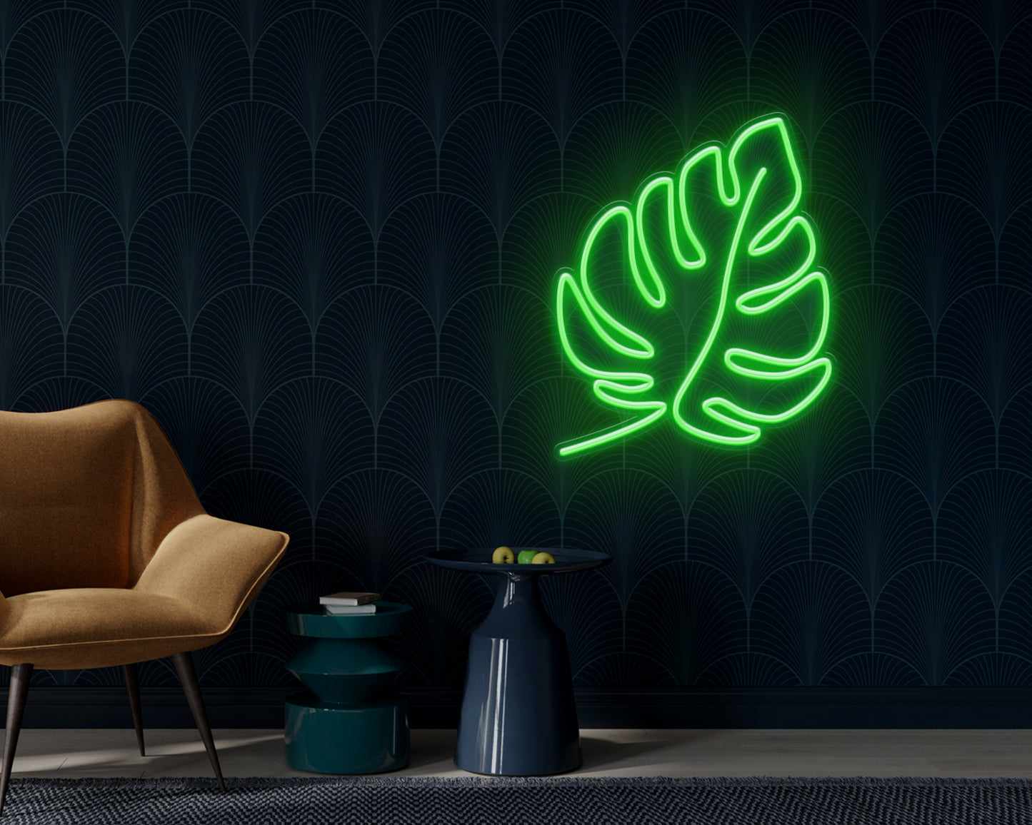 Monstera Leaf Neon Sign