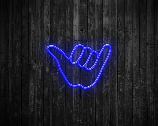 Hang Loose Hand Neon Sign