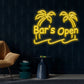 Bar's Open Neon Sign