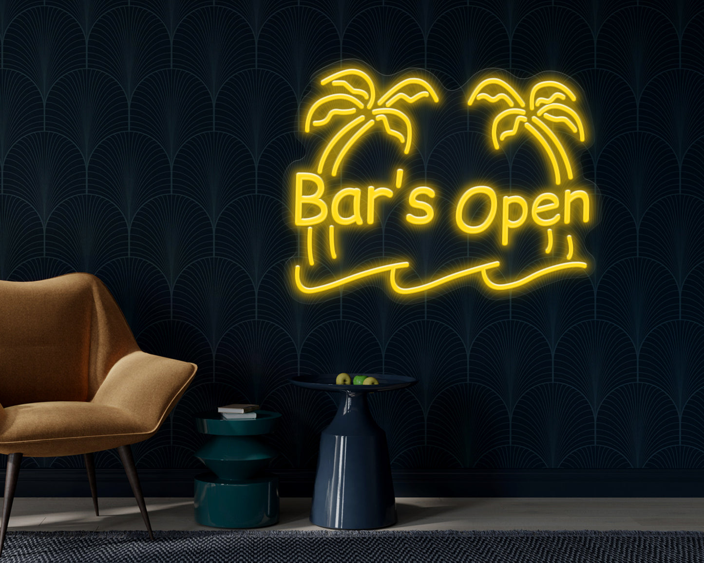 Bar's Open Neon Sign