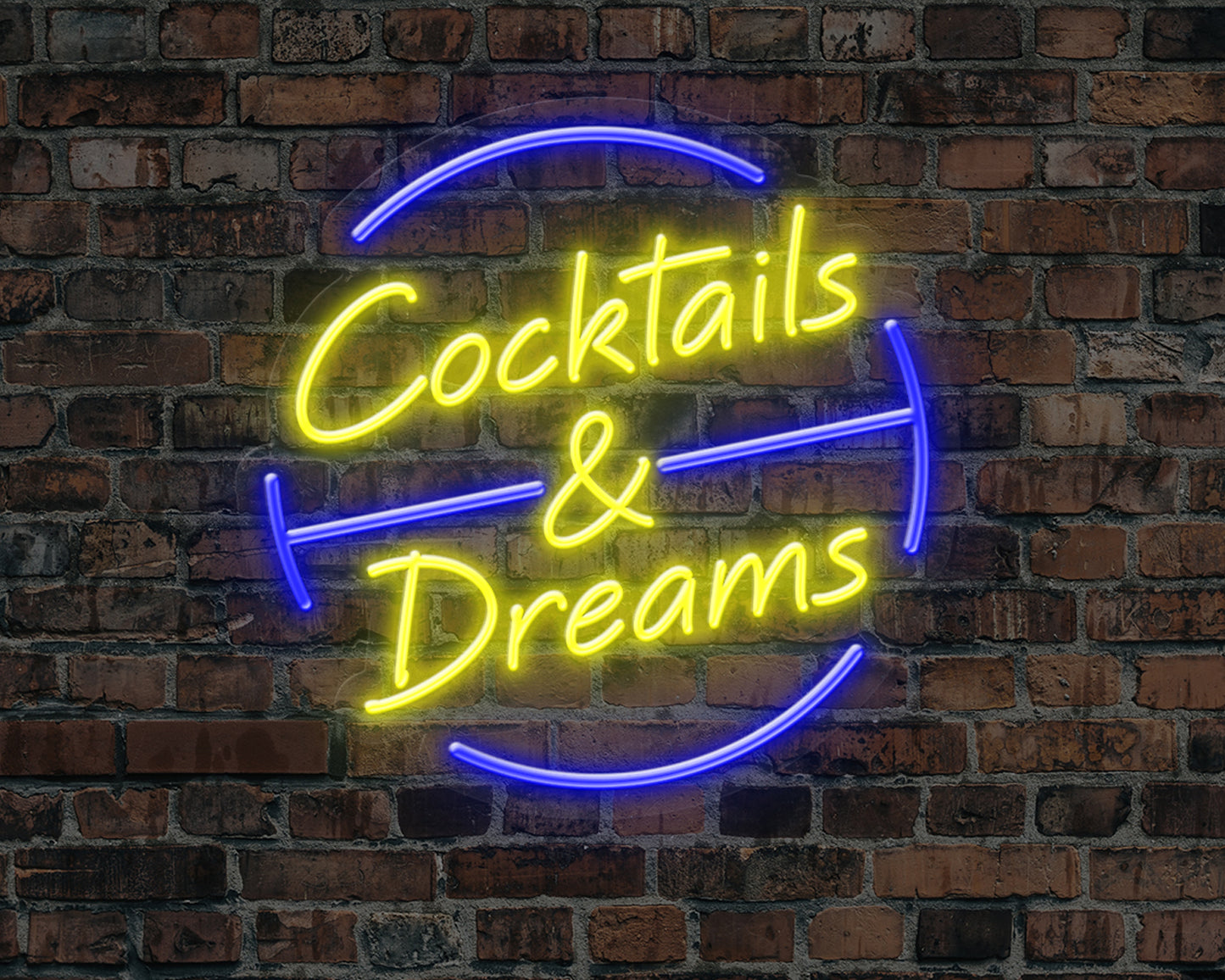 Cocktails and Dreams Neon Sign