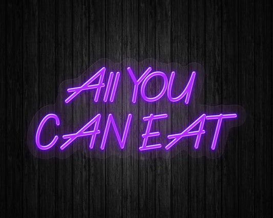 All You Can Eat Neon Sign