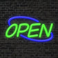 Open Colour Neon Sign