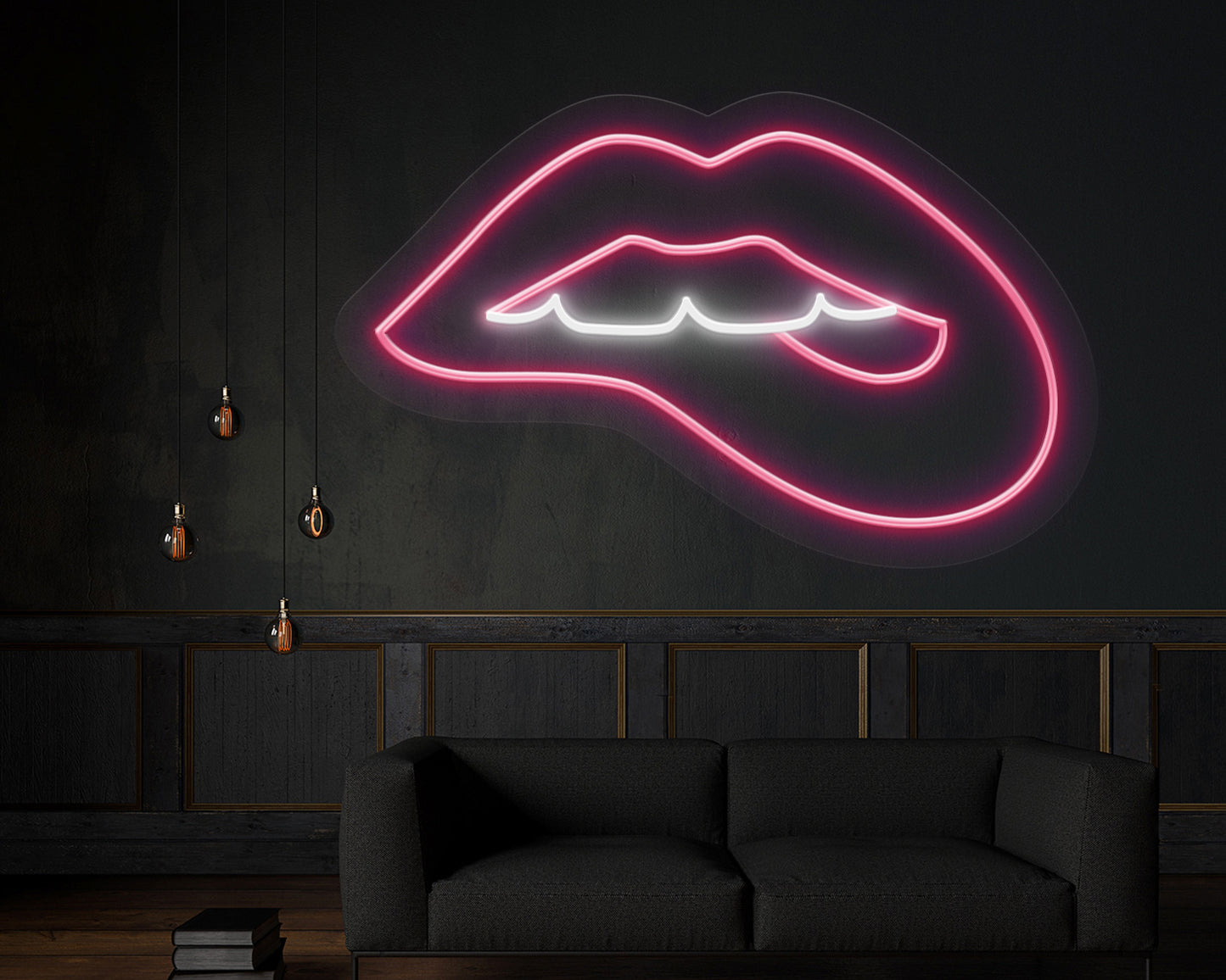 Bite lips Neon Sign