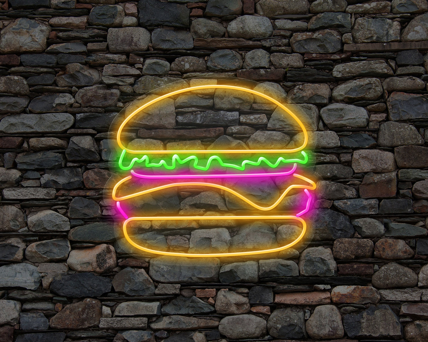 Burger Neon Sign