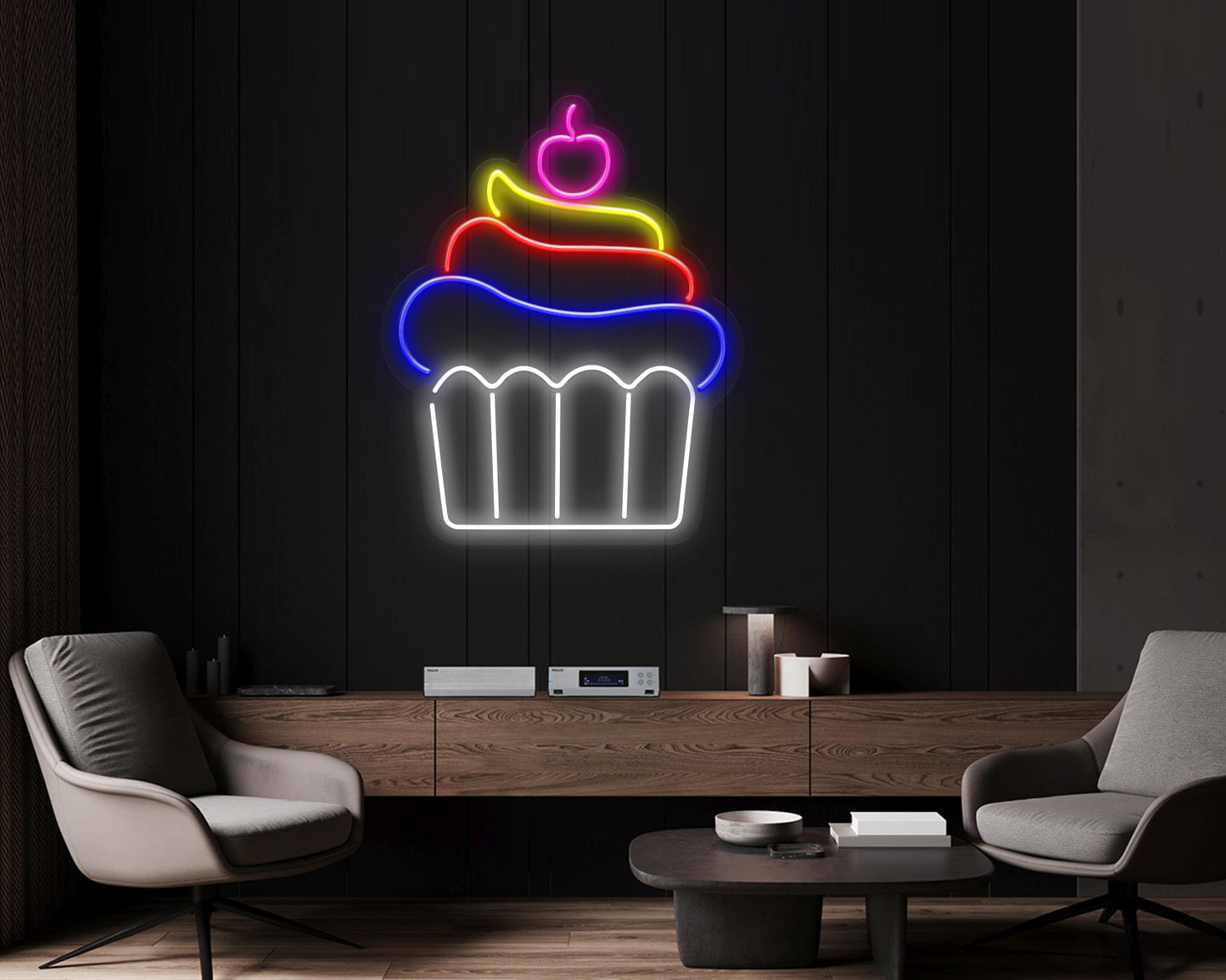 Cupcake Neon Sign