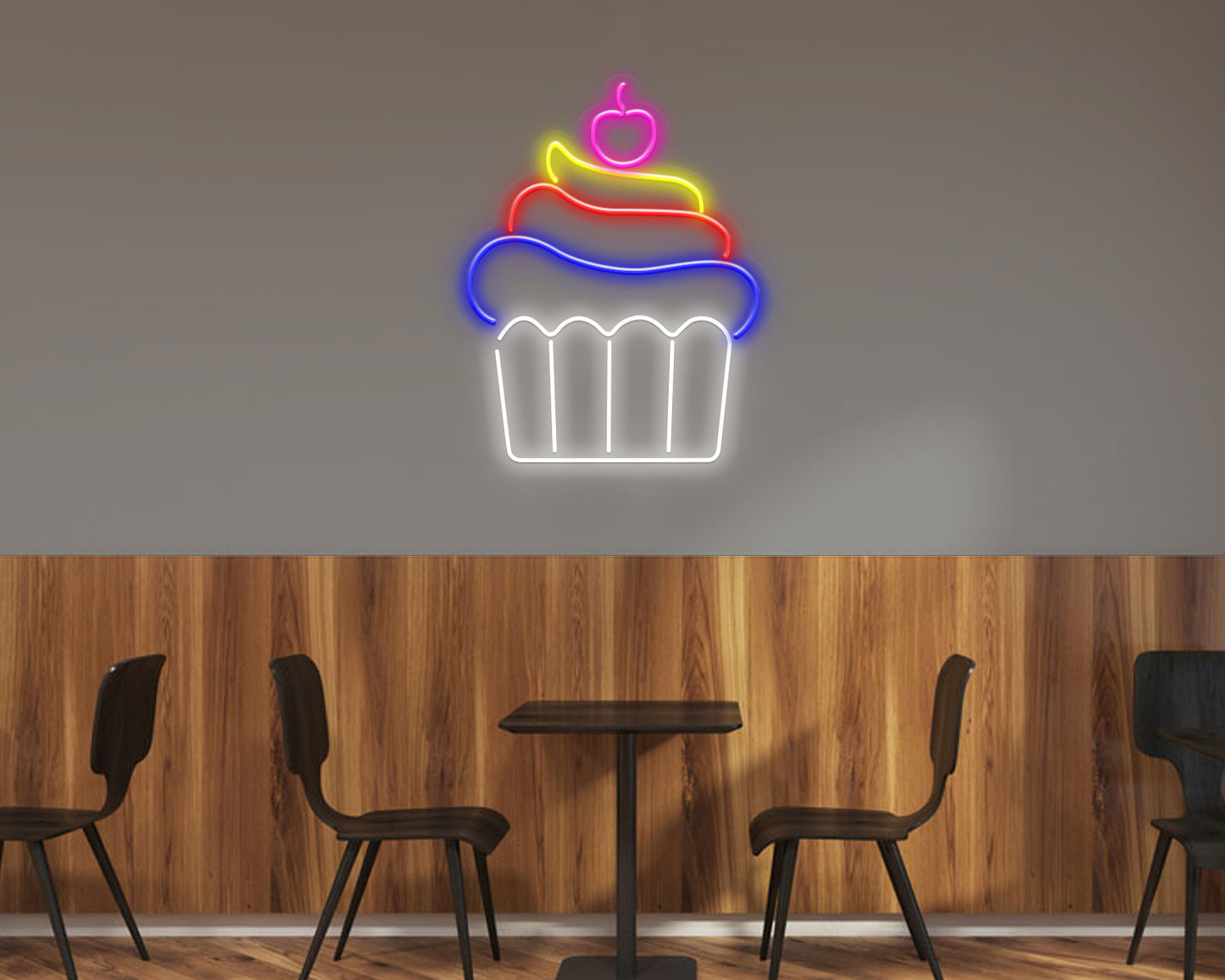 Cupcake Neon Sign