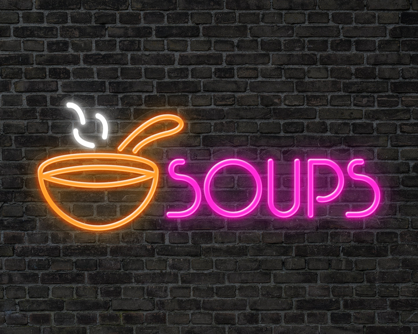 Soups Neon Sign