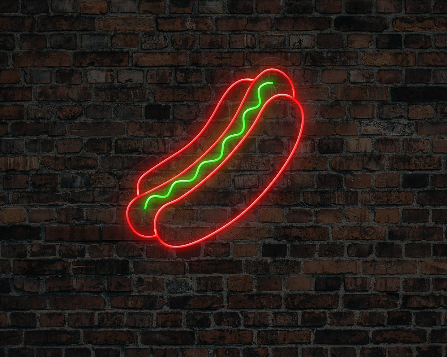 Hot Dog Neon Sign