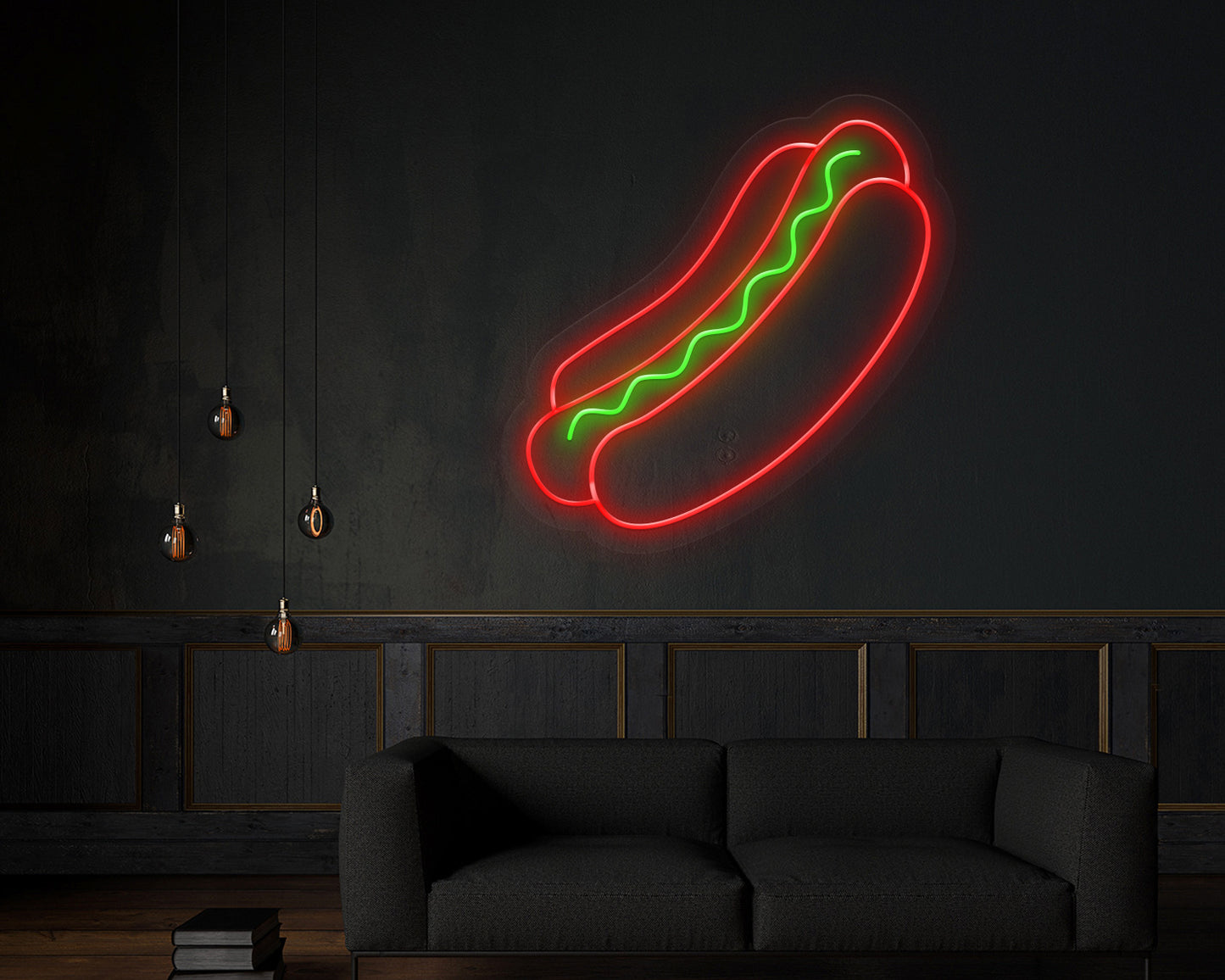 Hot Dog Neon Sign