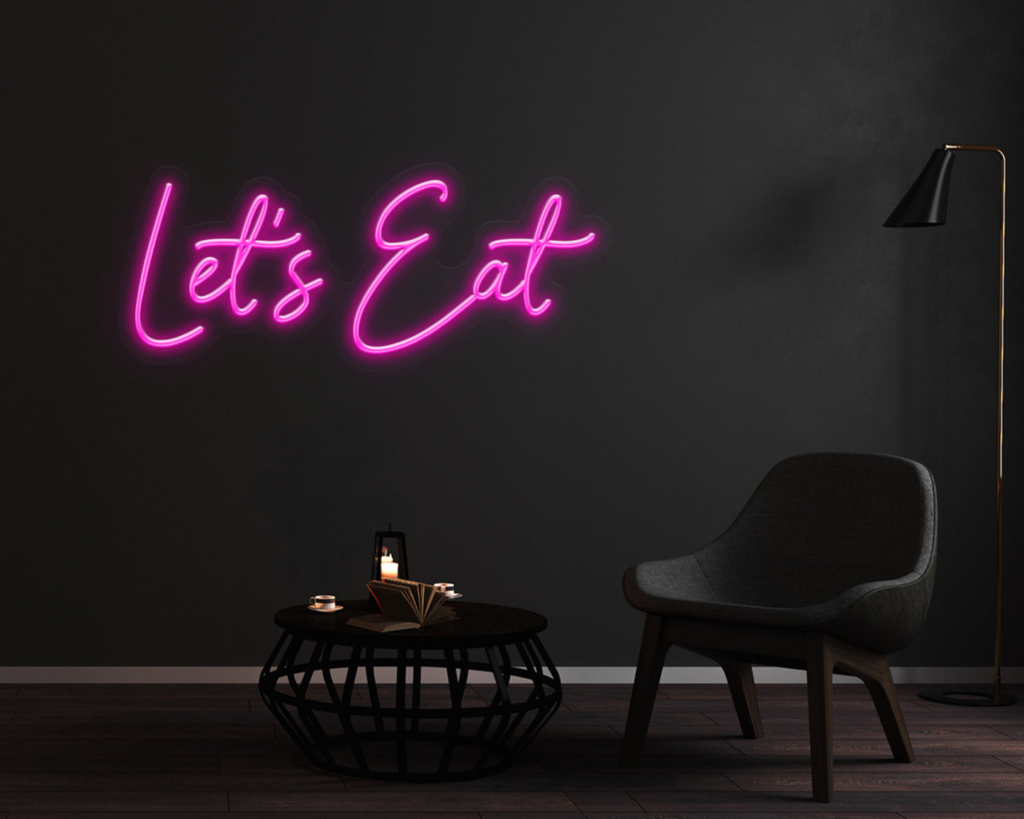 Lets Eat Neon Sign