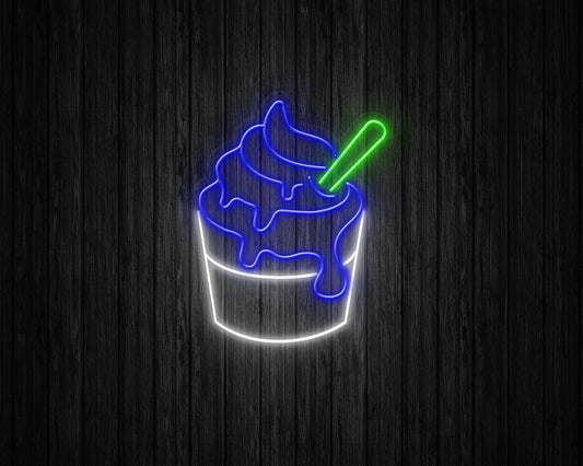 Ice Cream Cup Neon Sign