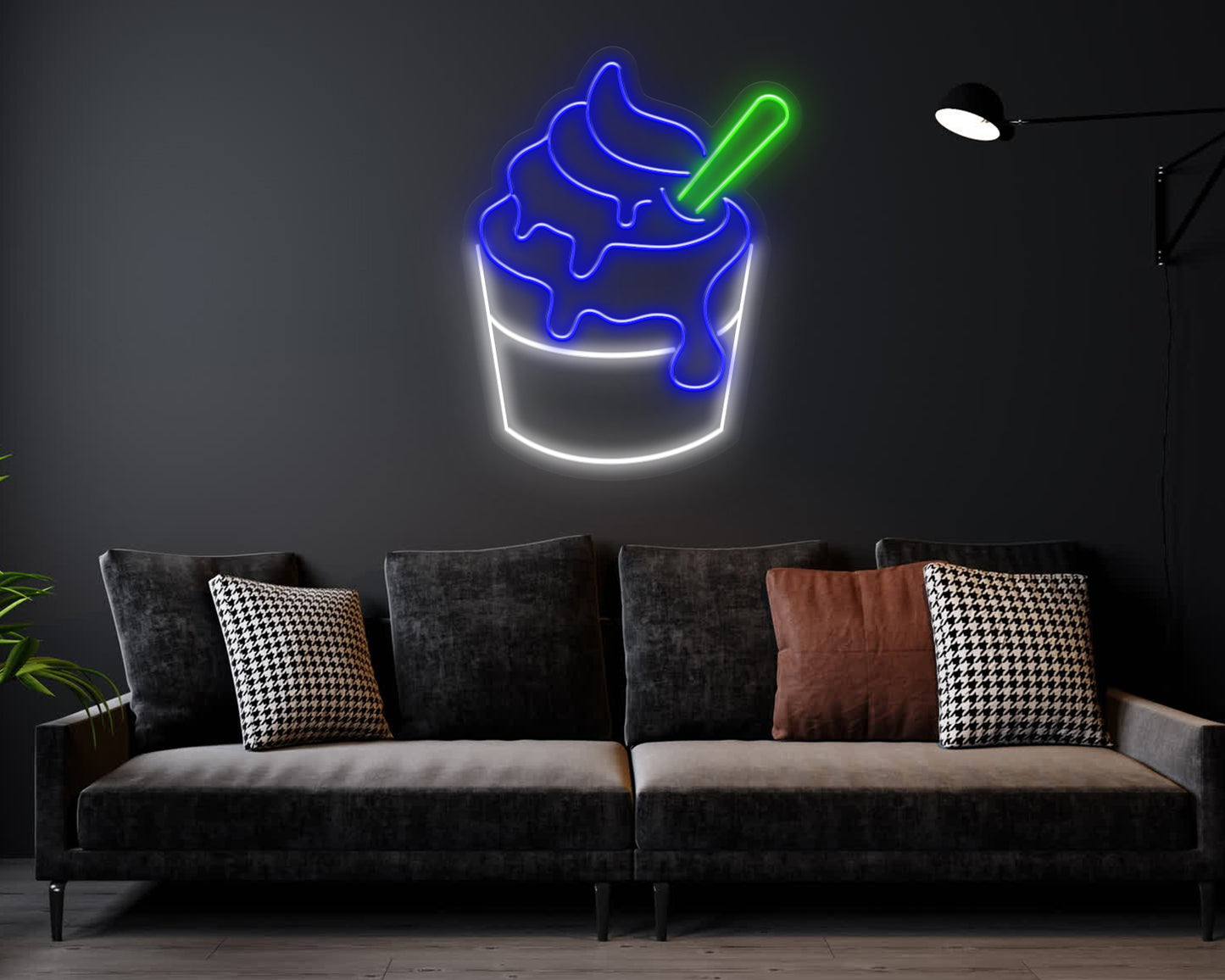 Ice Cream Cup Neon Sign