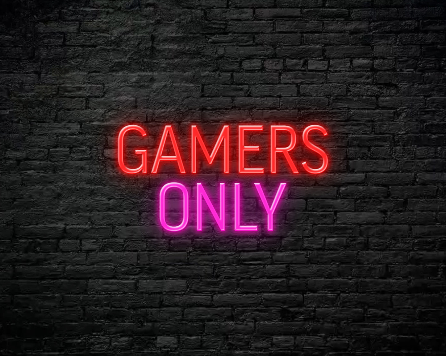 Gamers Only Neon Sign