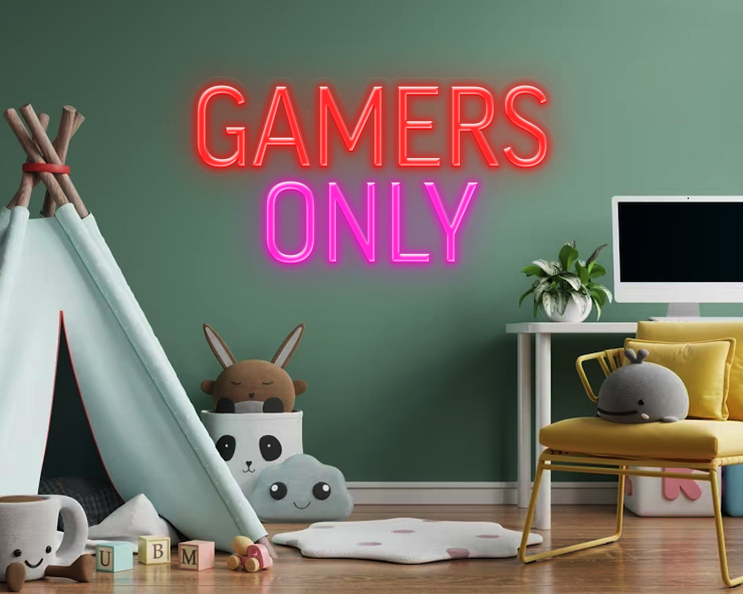 Gamers Only Neon Sign