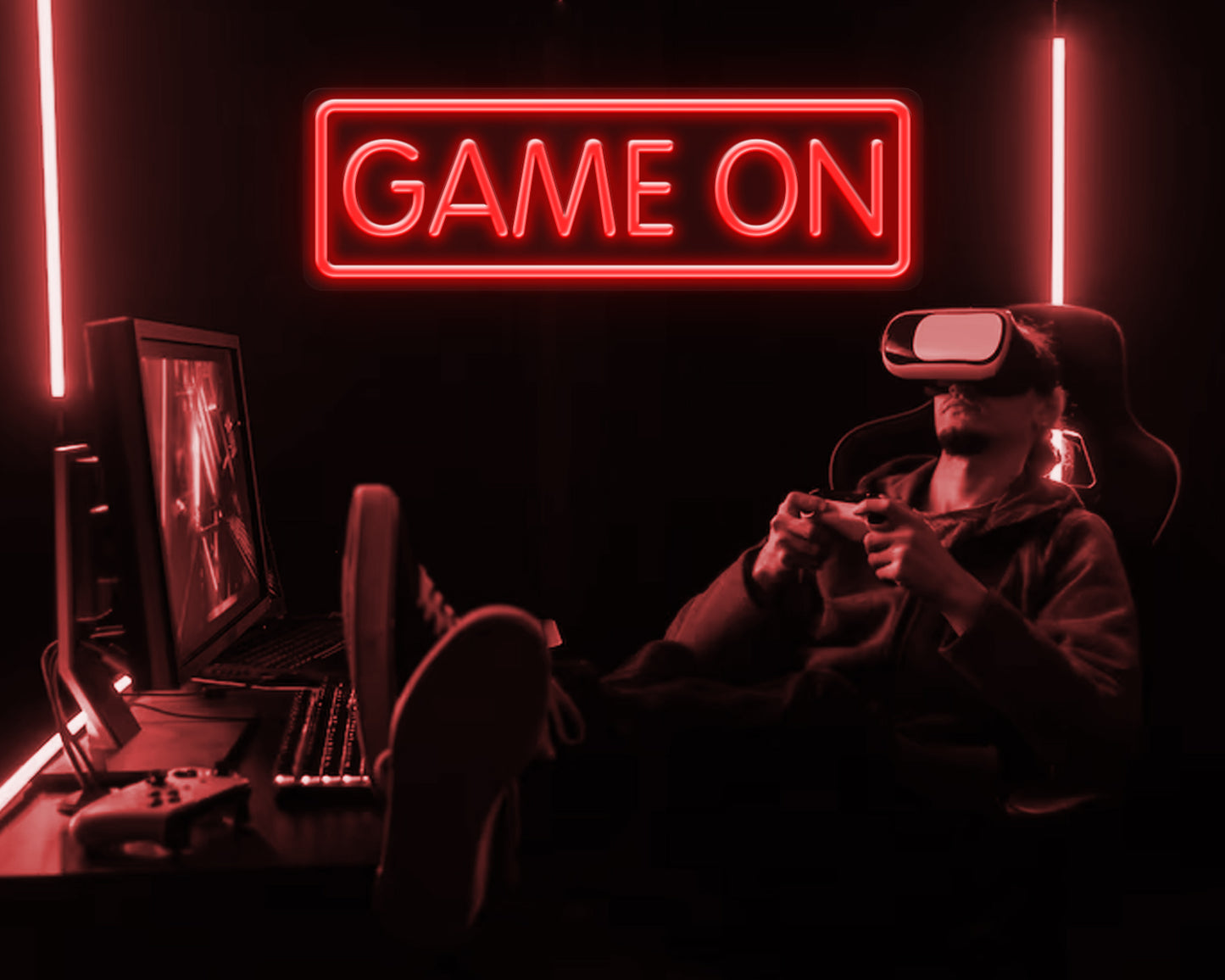 Game on Neon Sign