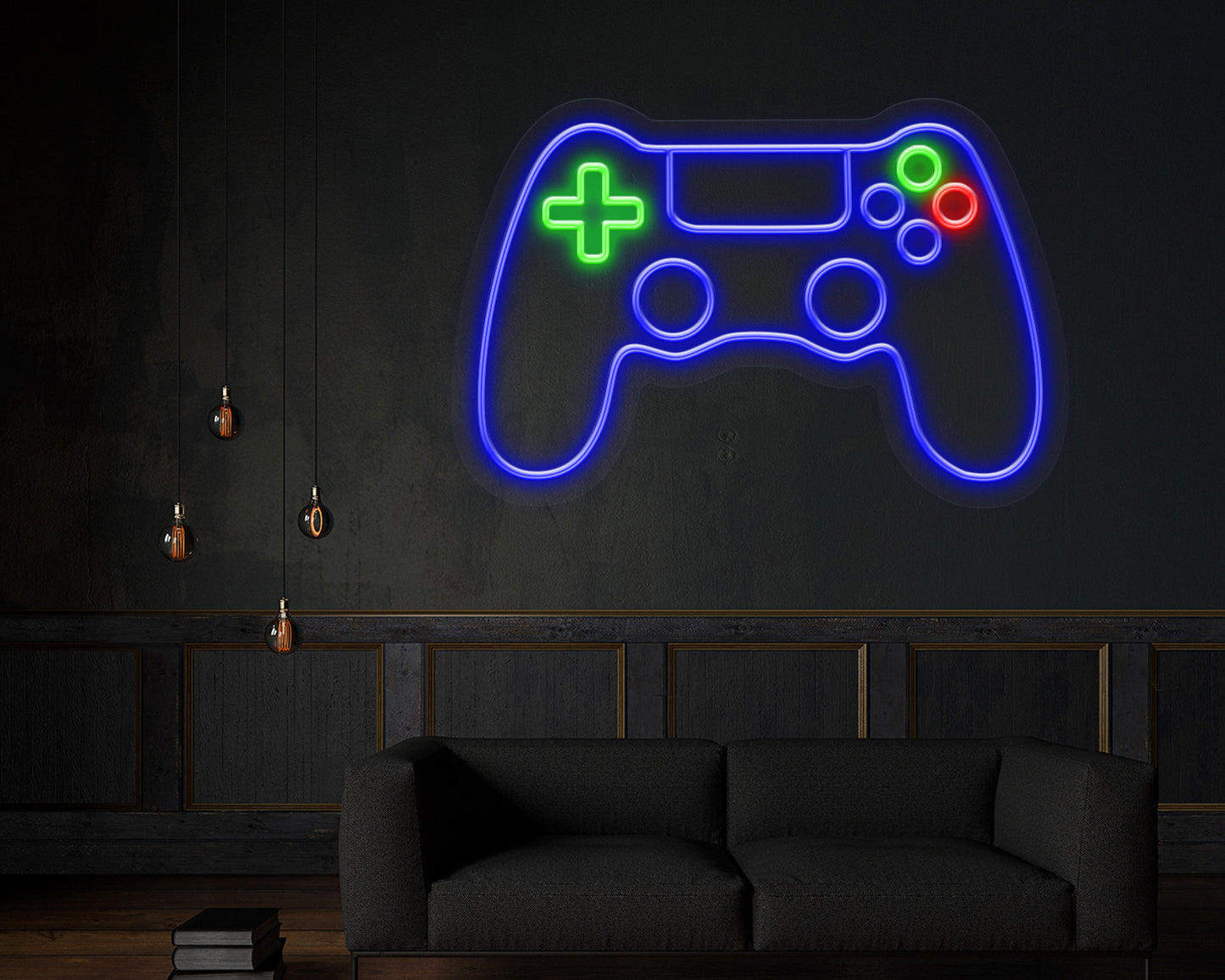 Game Remote Neon Sign