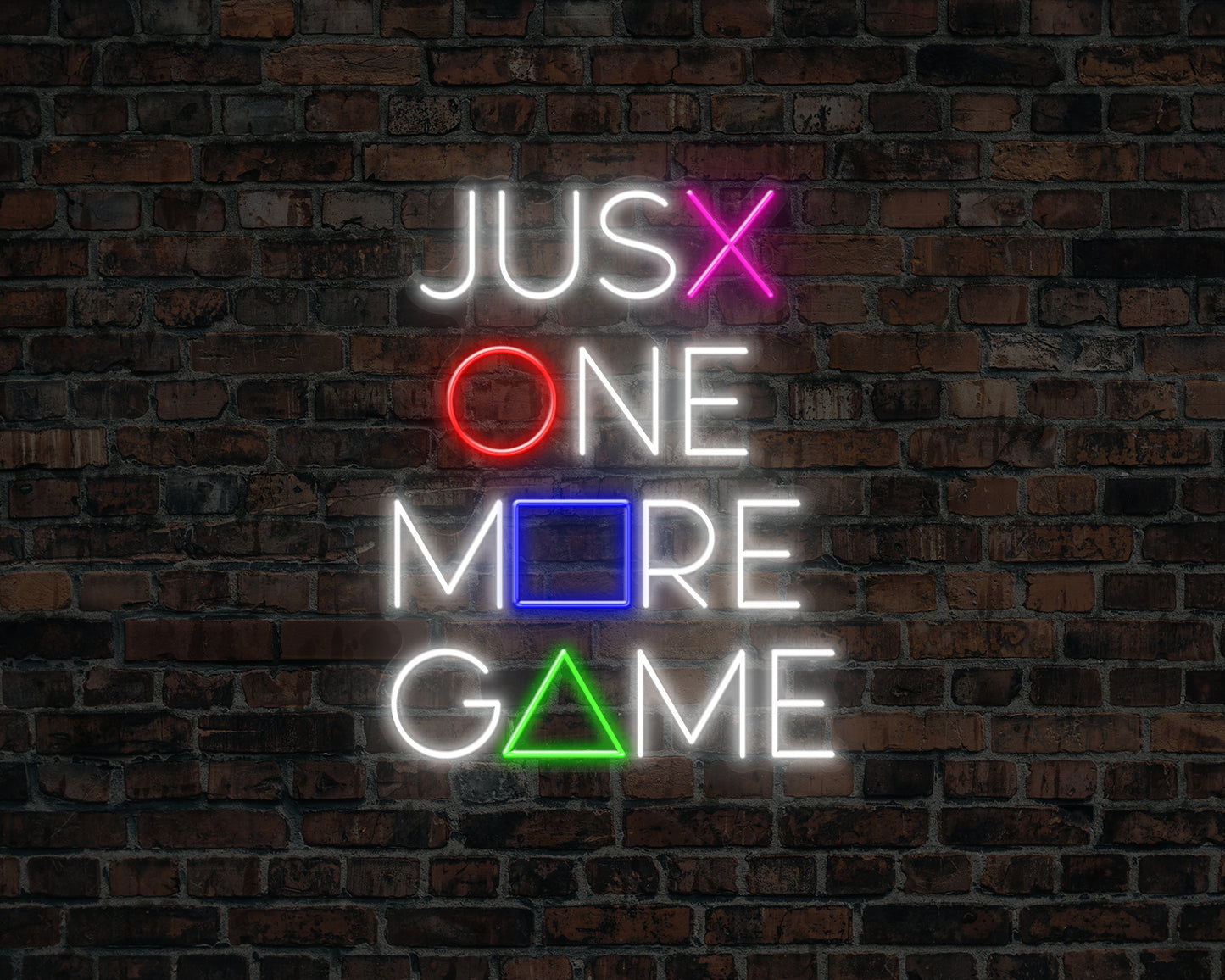 Just One More Game Neon Sign