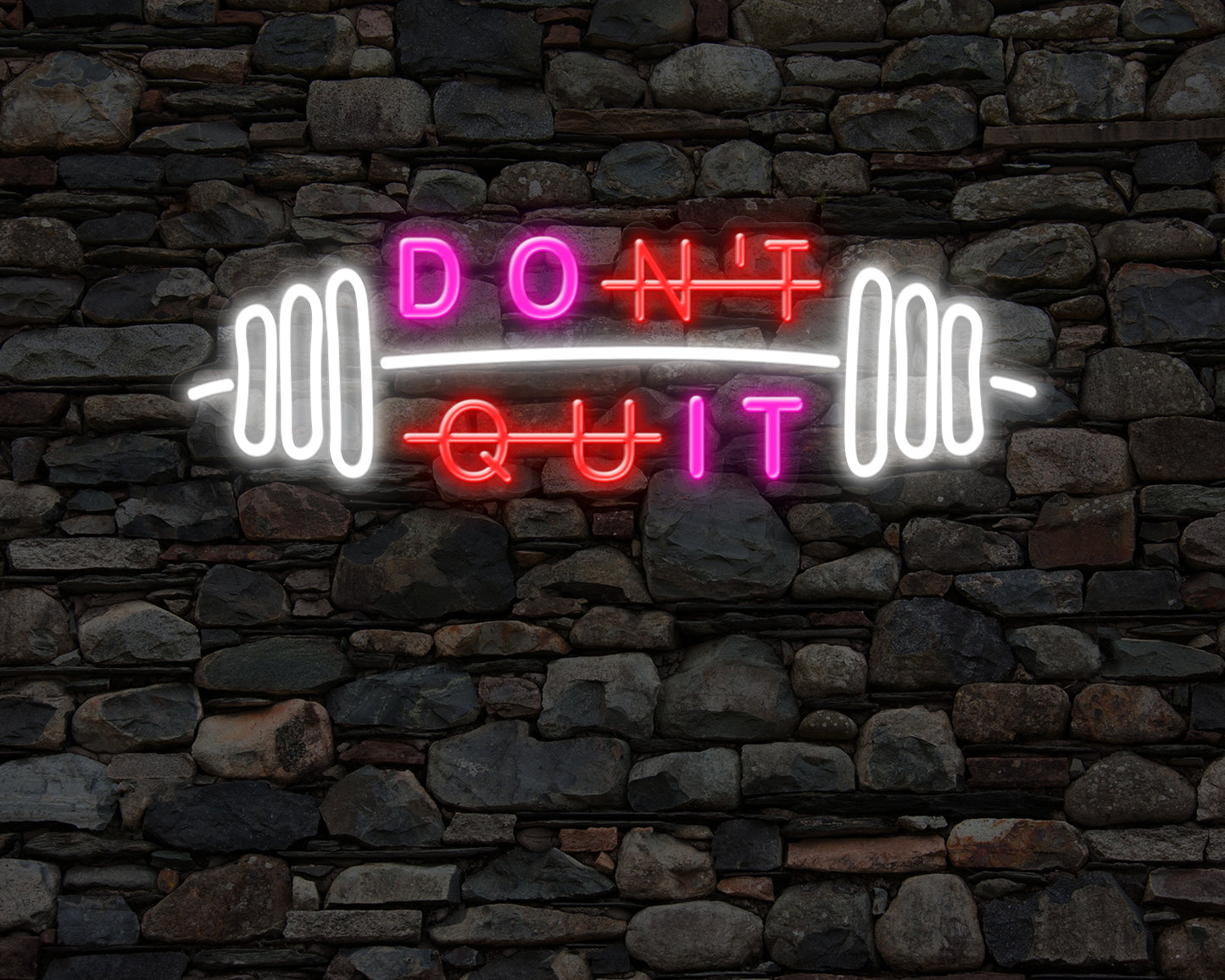 Don't Quit Neon Sign