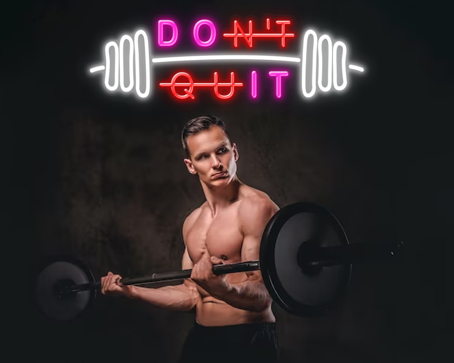 Don't Quit Neon Sign