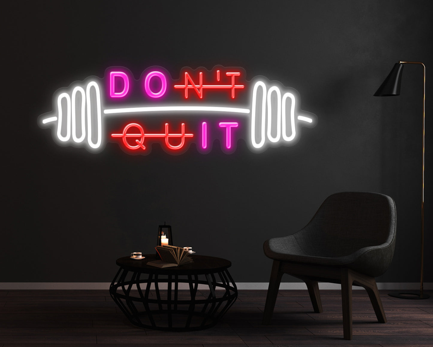 Don't Quit Neon Sign