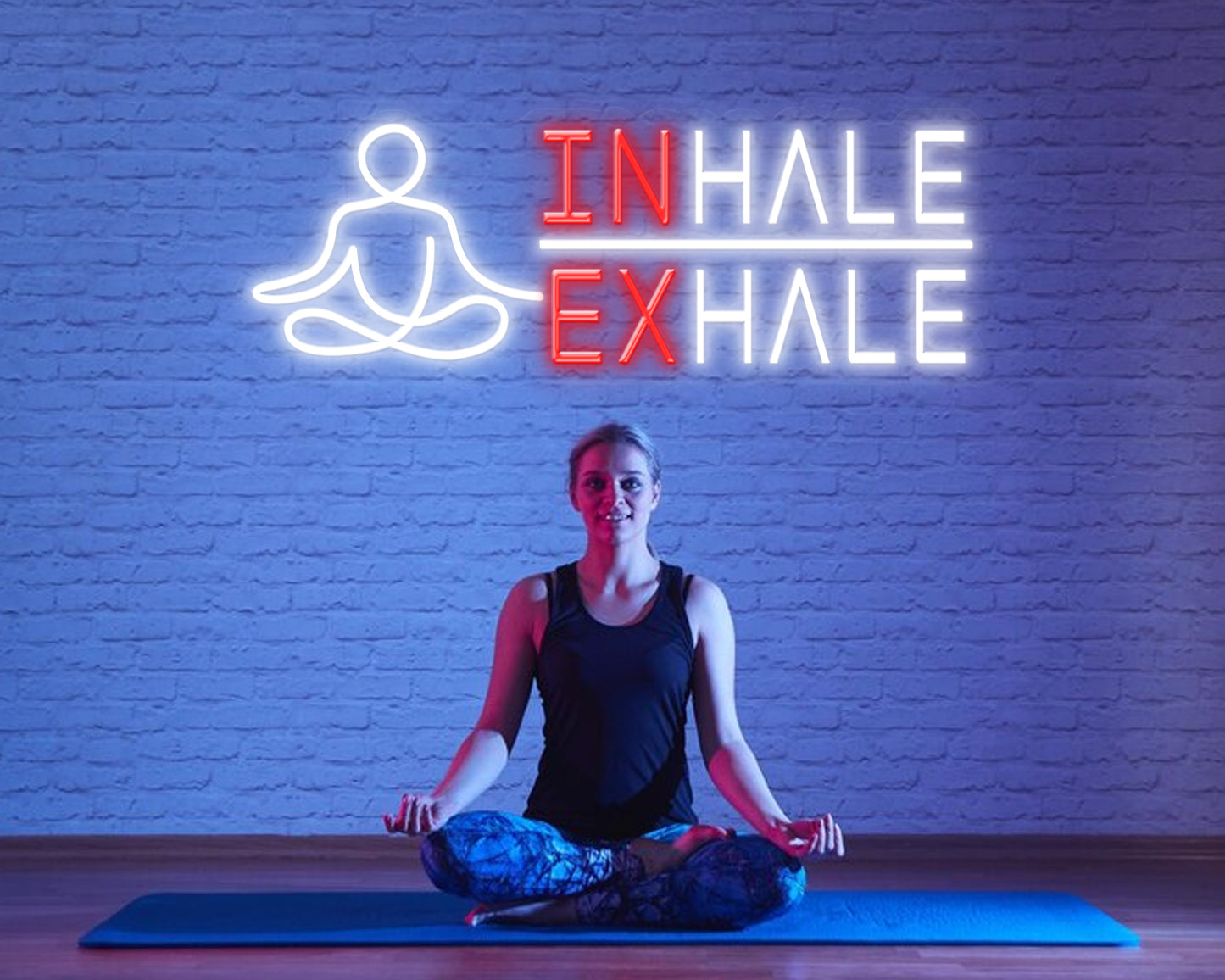 Inhale Exhale Neon Sign