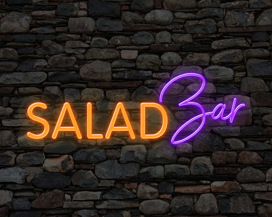 Salad Bar Neon Sign