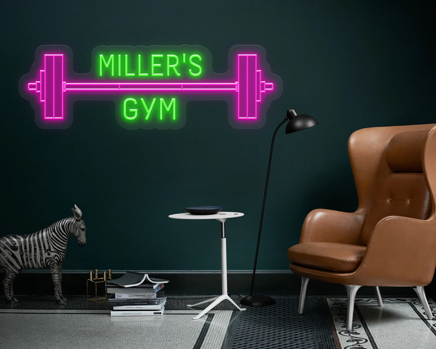 Personalized Home Gym Neon Sign